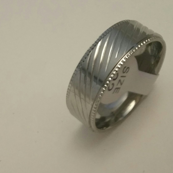 Men's Silver Label Stainless Steel Band - Picture 4 of 5